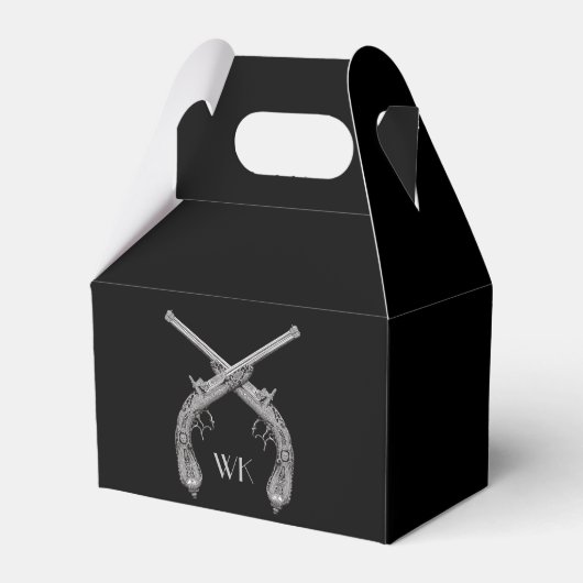 Ballotins Pistolets croisés Monogramme Noir (Verso)