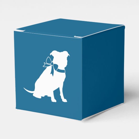 Ballotins Pit Bull Baby shower Pitbull Chien Blue Boy (Verso)