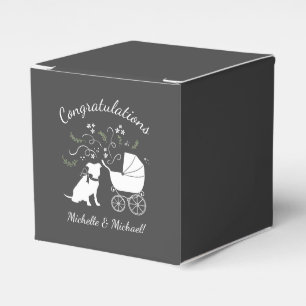 Ballotins Pit Bull Dog Baby shower Pink Girl Pitbull