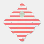 Ballotins PixDezines Blanc+Corail Bandes orange (Déplié)