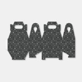 Ballotins Pixel en gris noir Motif sans couture (Déplié)