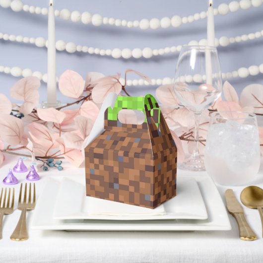 Ballotins Pixel grass gamer birthday  (Mariage)