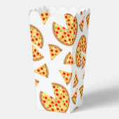 Ballotins Pizza et tranches de cool motif sur blanc (Verso)