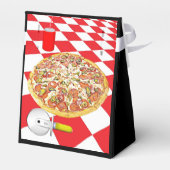 Ballotins Pizza Party Bonbons Favoriser Sacs pour la fête d' (Arrière)