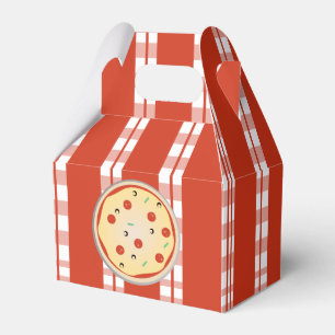 Ballotins Pizza Party Pie Mix Pizza Plaid Stripes