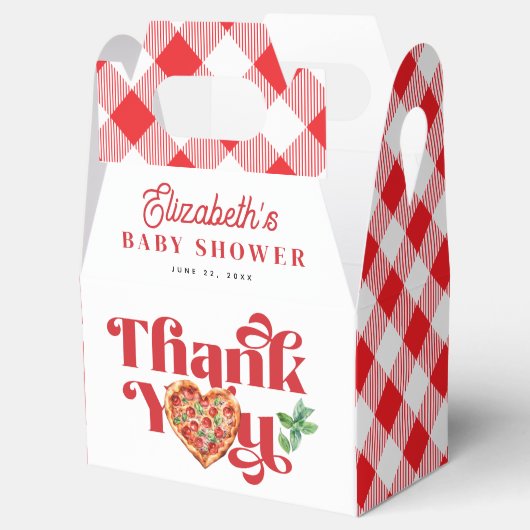 Ballotins Pizza Rouge Blanc Thème (Ouvert)