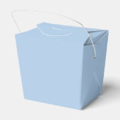 Ballotins Placid Blue Daisy Wedding Favor Box (Arrière)