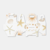 Ballotins Plage de pêche Coquillages & Fleurs Mariage Modern (Déplié)