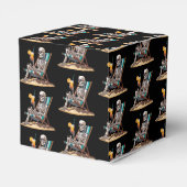 Ballotins Plage Lounge Squelette Halloween (Arrière)