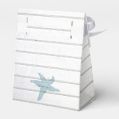 Ballotins Plage nautique | Boîte de faveurs de mariage (Arrière)