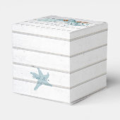 Ballotins Plage nautique | Boîte de faveurs de mariage (Arrière)