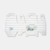 Ballotins Plage nautique | Boîte de faveurs de mariage (Déplié)