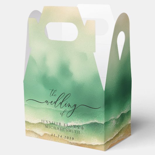 Ballotins Plage océanique bleu aquarelle soleil d'été (Ouvert)