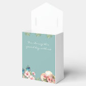 Ballotins Plage rose Floral Bleu Fête des mariées tropicale (Ouvert)