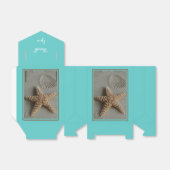 Ballotins Plage Thématique Mariage Faveur Boxes (Déplié)