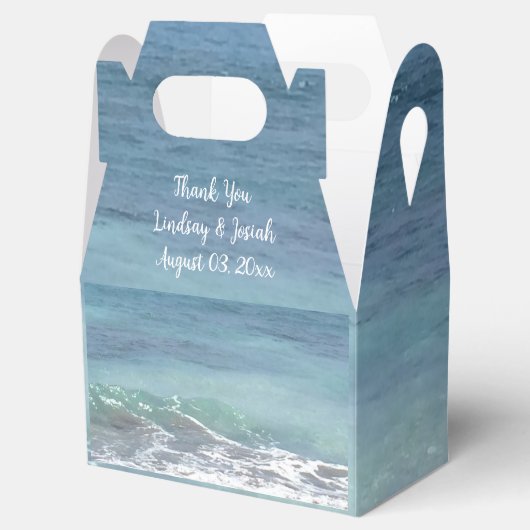 Ballotins Plages et Océans Mariage Favor Box (Ouvert)