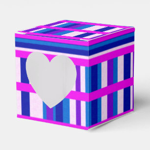 Ballotins Plaid bleu rose violet