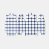 Ballotins Plaid naval bleu et blanc (Déplié)