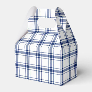 Ballotins Plaid naval bleu et blanc
