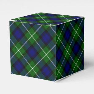 Ballotins Plaid vert bleu Lamont tartan