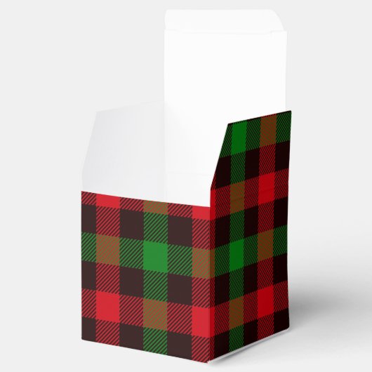 Ballotins Plaid vert et rouge (Ouvert)