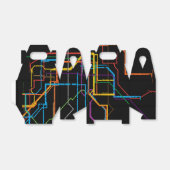 Ballotins Plan du métro de la ville (Déplié)