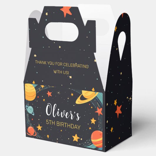 Ballotins Planètes spatiales Galaxy Ballotin d'anniversaire (Ouvert)
