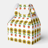 Ballotins Plante de tournesol Kawaii dans un pot (Arrière)