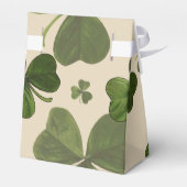 Ballotins Plante shamrock avec couleur crémeuse et texte per (Arrière)