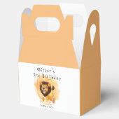 Ballotins Plaque de fête d'anniversaire du lion courageux (Ouvert)