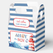 Ballotins Playful Red Blue Nautical Waves Baby Shower (Ouvert)
