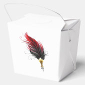 Ballotins Plume rouge avec pointe en or (Verso)