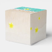 Ballotins Plumeria jaune Frangipani Plage tropicale Mariage (Arrière)