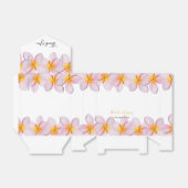 Ballotins Plumeria rose Frangipani Mariage (Déplié)