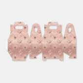 Ballotins Plumes de paq rose or (Déplié)