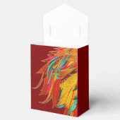 Ballotins Plumes Exotiques Rouges (Ouvert)