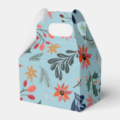 Ballotins Poinsettia Berries Merci de Noël Feuille (Arrière)