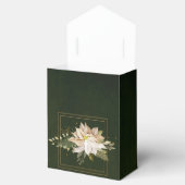 Ballotins Poinsettias Blanches et Feuilles de Parties scinti (Ouvert)