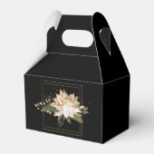 Ballotins Poinsettias Blanches et Feuilles de Parties scinti (Arrière)