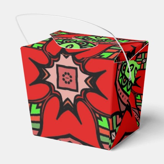 Ballotins Poinsettias Christmas Takeout (Arrière)