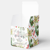 Ballotins Poinsettias et Berries Noël (Ouvert)