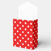 Ballotins Pointe Polka blanche en rouge (Ouvert)