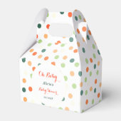 Ballotins Points colorés baby shower Motif mignon (Verso)