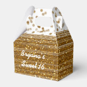 Ballotins Points Confetti Or Blanc & Faux Ballotin (Verso)