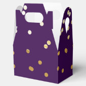 Ballotins Points Confetti Purple & Gold brillants Faveur mod (Ouvert)