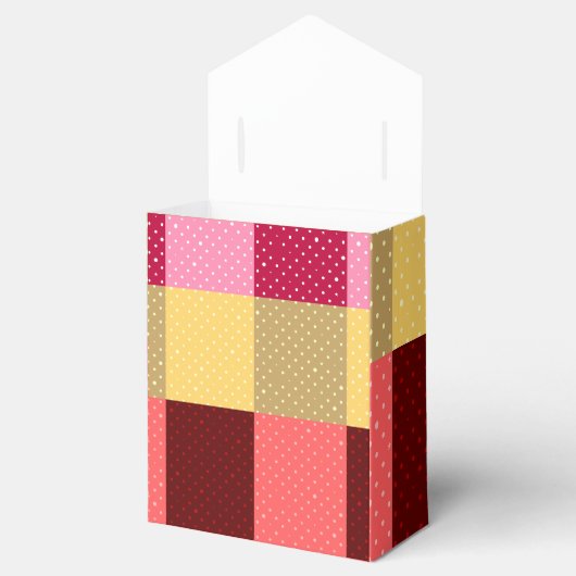 Ballotins Points de couleur de monogramme élégants (Ouvert)