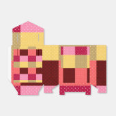 Ballotins Points de couleur de monogramme élégants (Déplié)