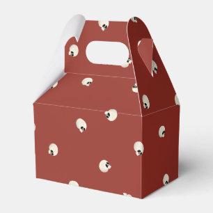 Ballotins Points de crâne Kawaii mignons aléatoires rouges