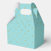 Ballotins Points Gold Confetti Aqua Mint (Recto)