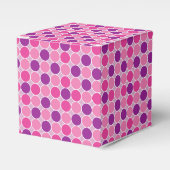 Ballotins Points Lilac violet rétro Motif géométrique (Verso)